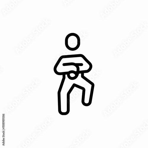 gangnam style dance icon sign vector