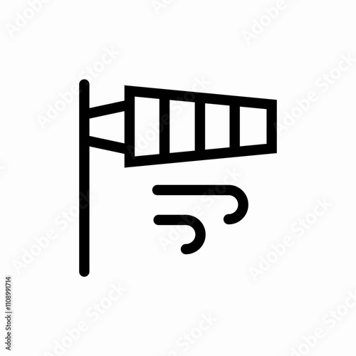 weather vane icon sign vector