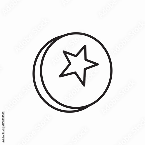 cockade medal icon sign vector