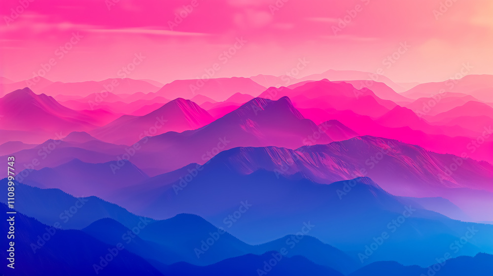 Obraz premium Abstract and smooth gradient background with blur effect