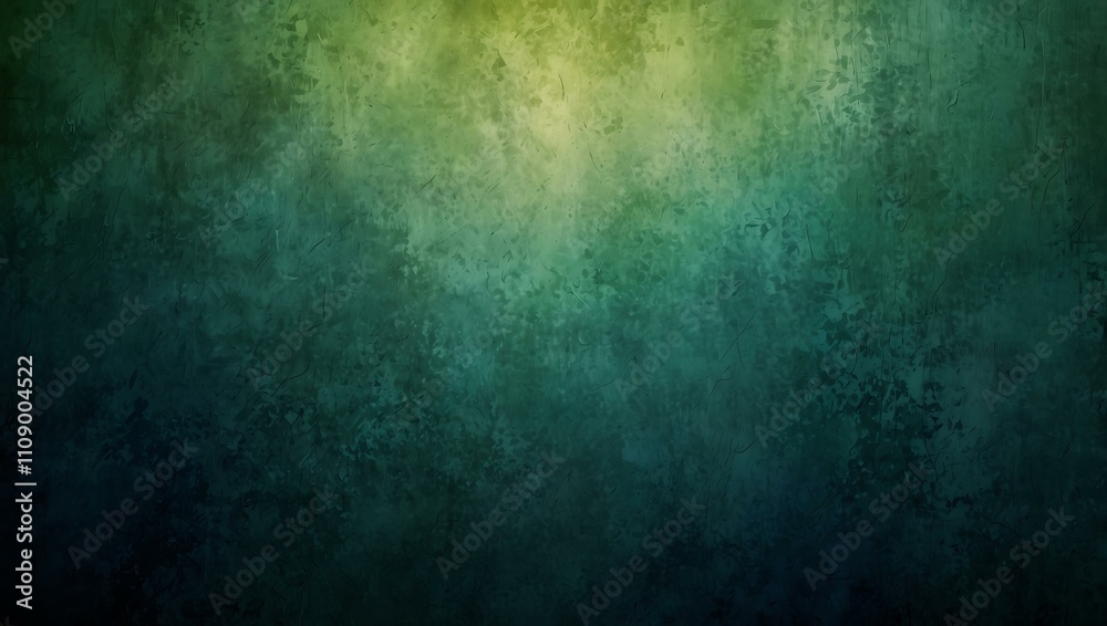 Fototapeta premium Textured abstract background in green and blue tones.