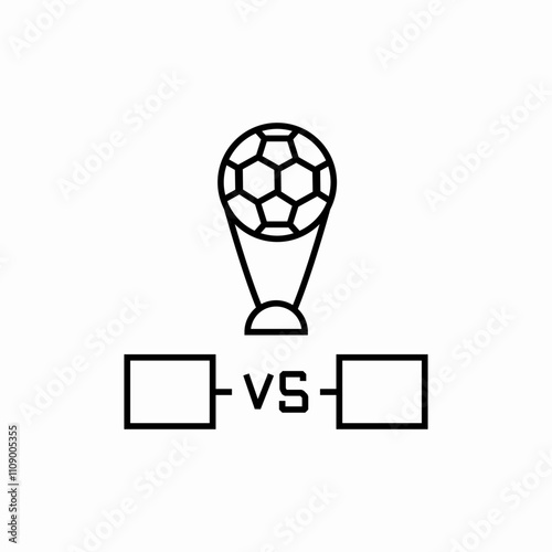 semi final icon sign vector