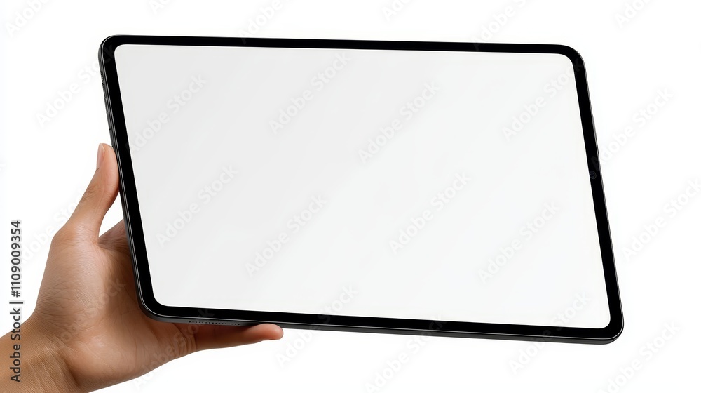 a person's hand holding an iPad Pro 129-inch Wi-Fi + Cellular 256GB in black against a white background a person's hand holding an iPad Pro 129-inch Wi-Fi + Cellular 256GB in black against a white background