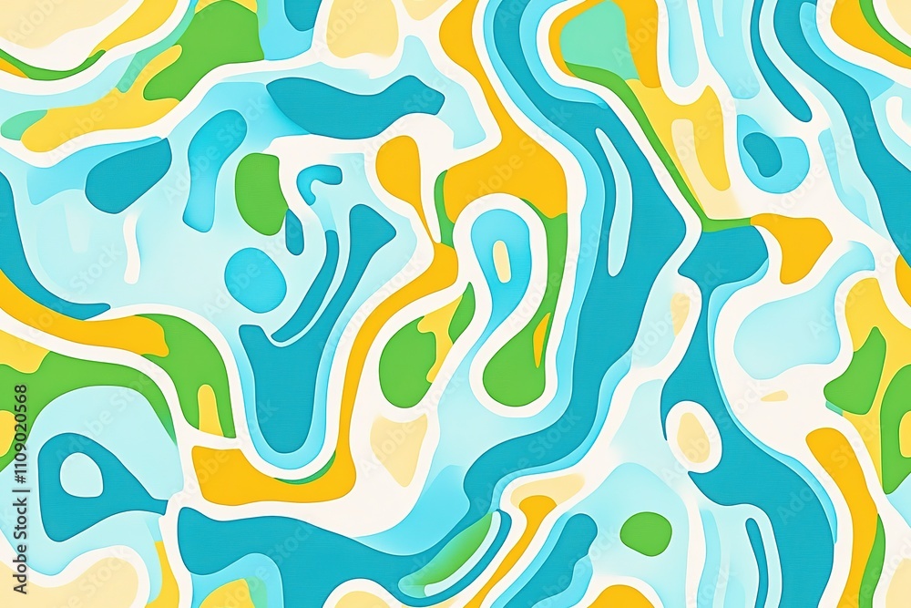 Naklejka premium Abstract colored background textured irregular wave striped lines. seamless geometric pattern design for certificates, invitations, textiles, apparel, covers, banners and more. 