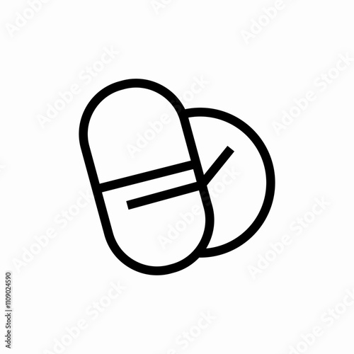 allergy pills icon sign vector