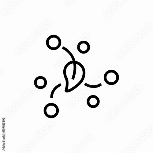 herbal product icon sign vector