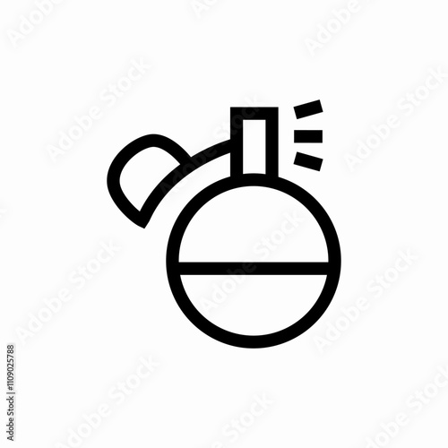 perfume spray icon sign vector