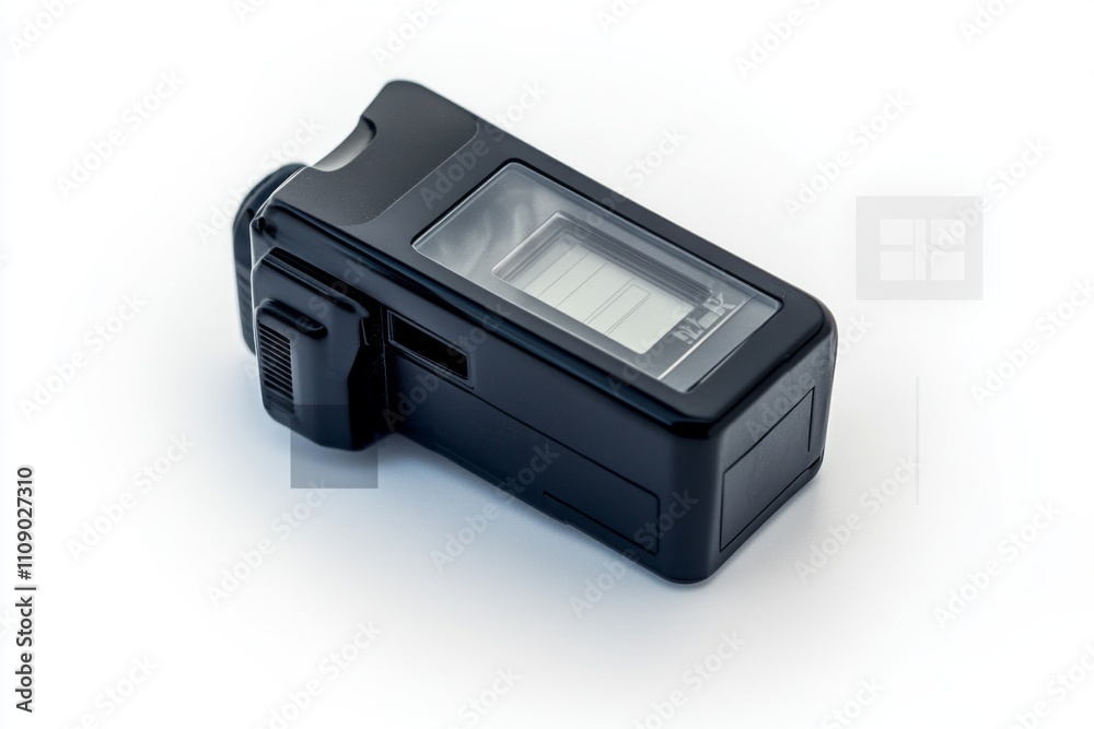 Obraz premium This sleek, compact device is designed for precision. It reveals essential data, offering efficiency. Ideal for professionals in various fields. Generative AI