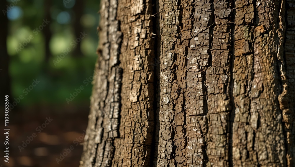 Obraz premium Tree trunk close-up.