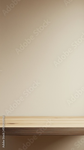 Wallpaper Mural 3D Rendering, wooden top table Torontodigital.ca