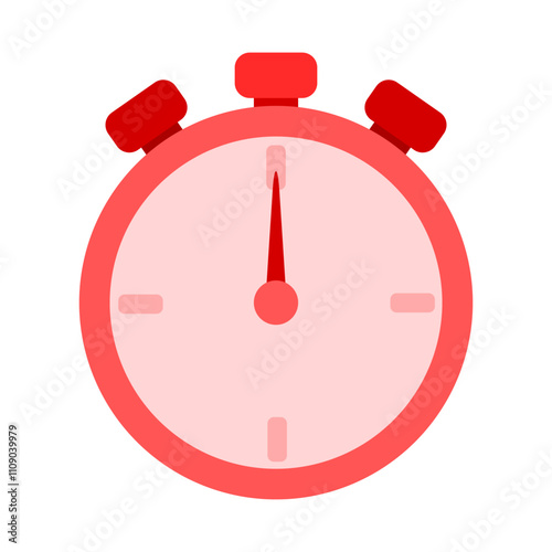 stop watch on white background