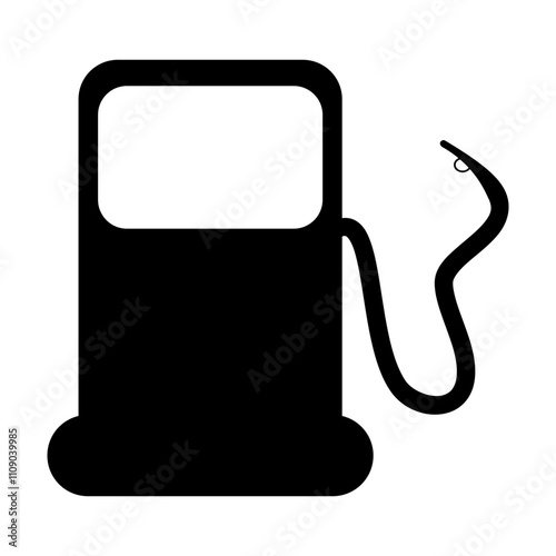 petrol fuel icon isolated on white background