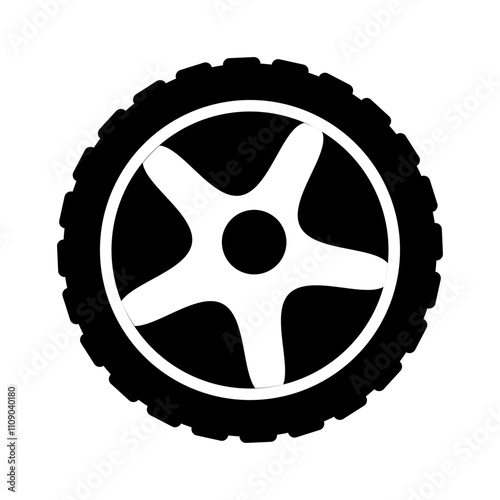 car tyre or tire vector design