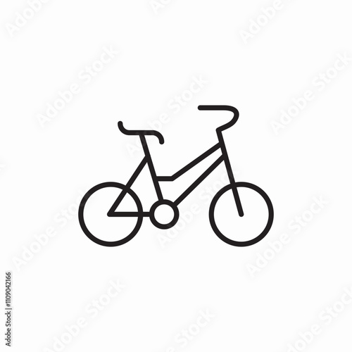 bicycle bike icon sign vector