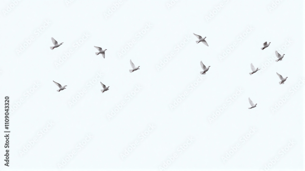 Fototapeta premium birds in flight