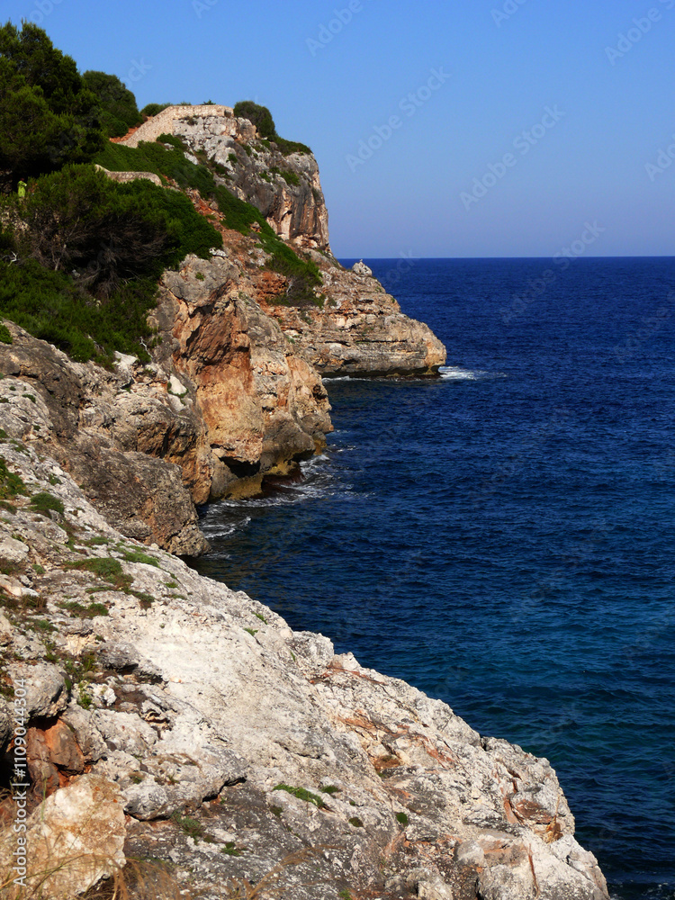Fototapeta premium Mallorcas Küste bei Punta Reina