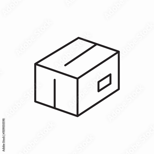 delivery package icon sign vector