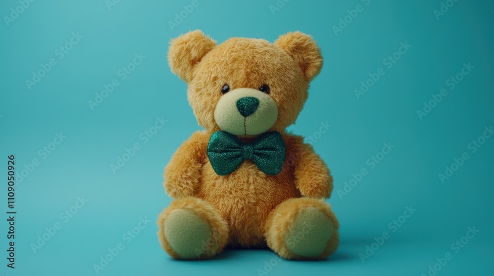 Obraz premium Teddy Bear with a Bowtie