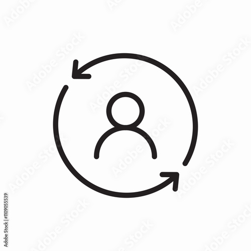 eligible candidate icon sign vector