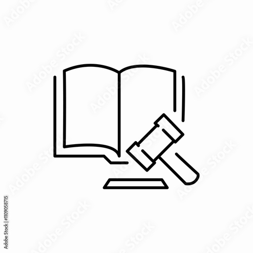 law and justice icon sign vector