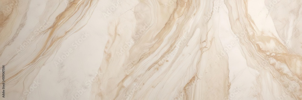 Obraz premium Luxurious white sand beige marble with natural color variation, surface, shiny, elegant, backdrop