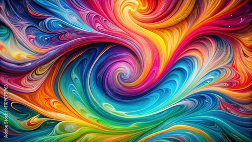 Abstract background of swirling colorful paint mixing together, abstract, background, swirl, colorful, paint, mixing