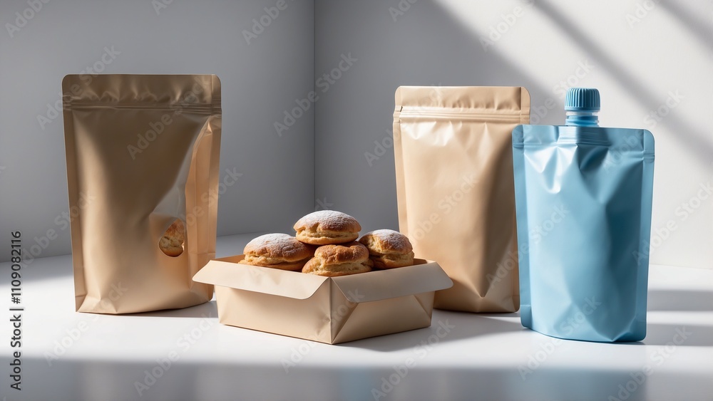 Modern Food Packaging with Eco-Friendly Design Modern Food Packaging with Eco-Friendly Design
