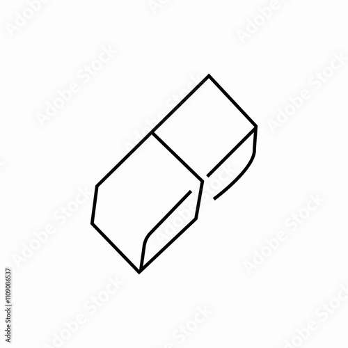 pencil rubbing icon sign vector
