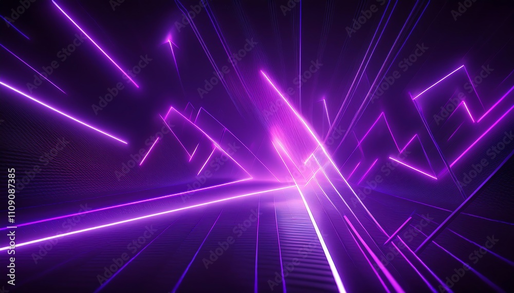 A vibrant, abstract display of purple light beams radiating in various directions, creating a dynamic and energetic atmosphere. A vibrant, abstract display of purple light beams radiating in various directions, creating a dynamic and energetic atmosphere.