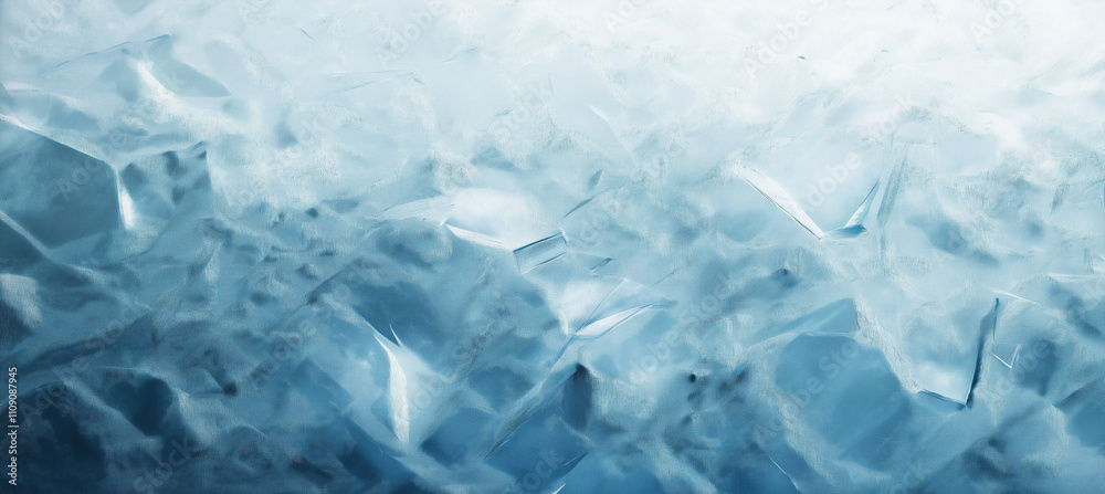 Obraz premium Sharp Ice Texture