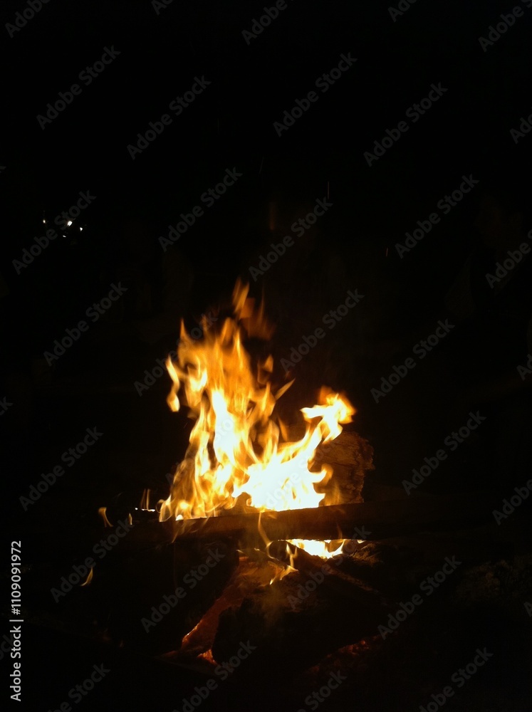 fire in the fireplace fire in the fireplace