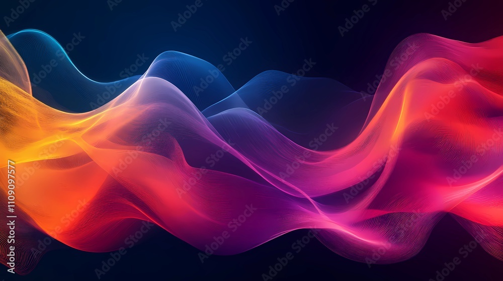 a dynamic background with intertwined waves of color, evoking a sense of energy and movement a dynamic background with intertwined waves of color, evoking a sense of energy and movement