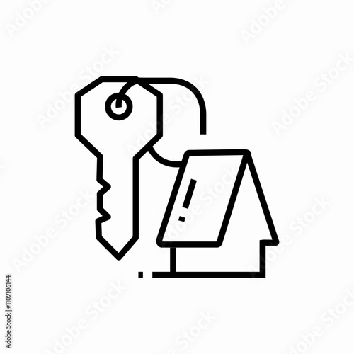 selling or rent home icon sign vector