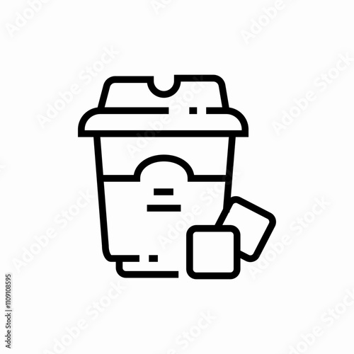cold drink icon sign vector