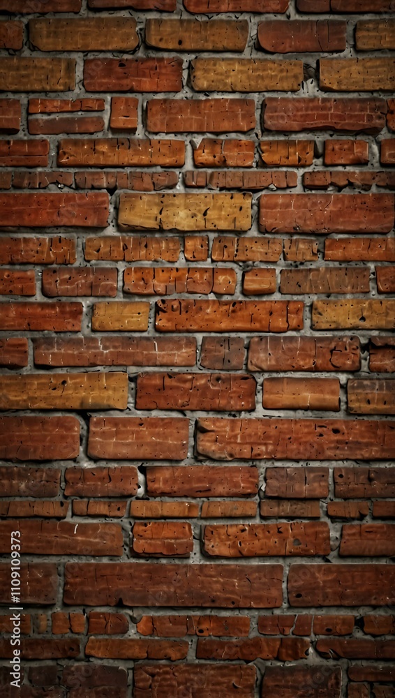 Obraz premium Vintage brick wall texture.
