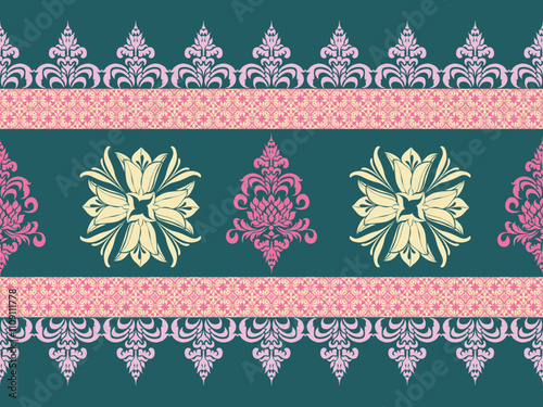 Seamless traditional background design. native pattern Tribal pattern graphics, black and white pattern