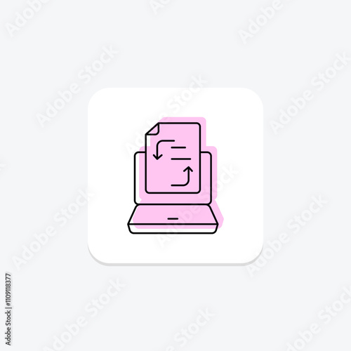 Behavior-Driven Development color shadow thinline icon , vector, pixel perfect, illustrator file