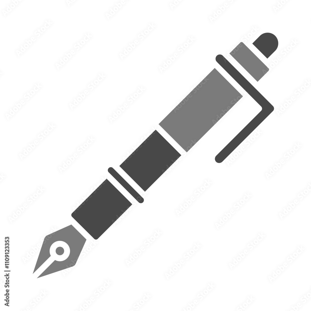 Fototapeta premium Fountain Pen Icon