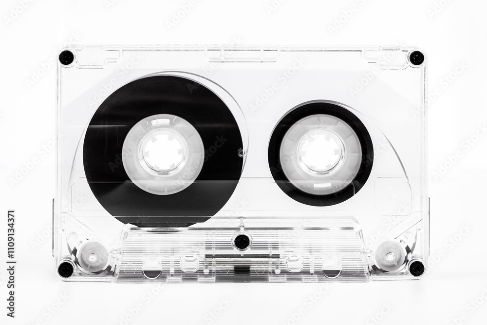 Audio Tape Cassette closeup