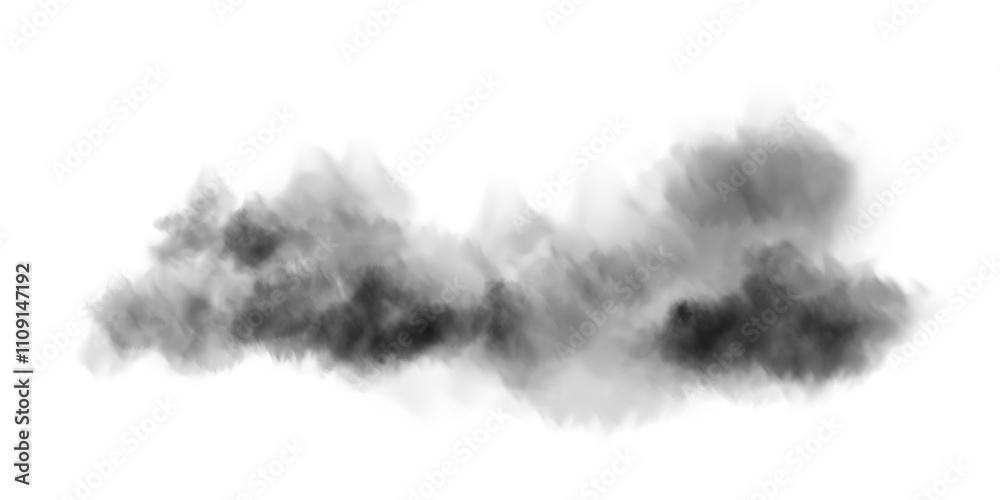 Bright black Smoke Cloud Illustration. Fantastic black smoke. Magic smoke. Smog cloud on podium or stage. Fog vapor over ground or water surface, magic haze. Bright black Smoke Cloud Illustration. Fantastic black smoke. Magic smoke. Smog cloud on podium or stage. Fog vapor over ground or water surface, magic haze.
