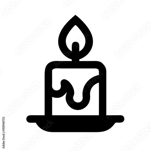 Valentine Thoughtful: Candle Icon