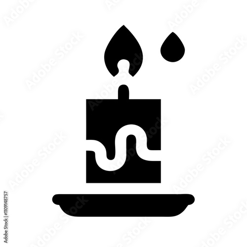 Valentine Thoughtful: Candle Icon