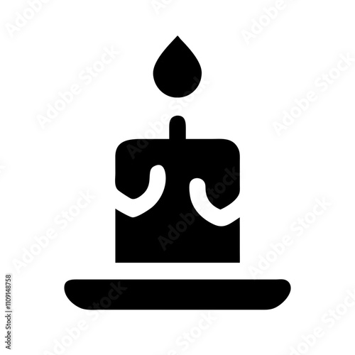 Valentine Thoughtful: Candle Icon