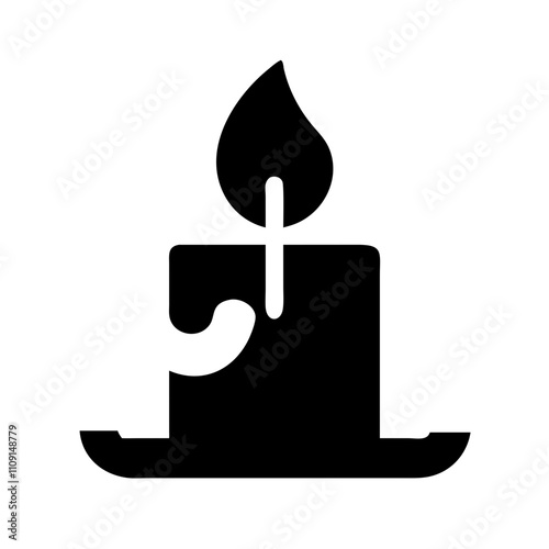 Valentine Thoughtful: Candle Icon