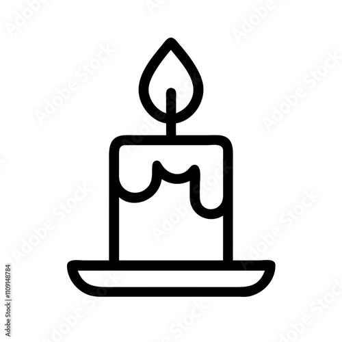 Valentine Thoughtful: Candle Icon