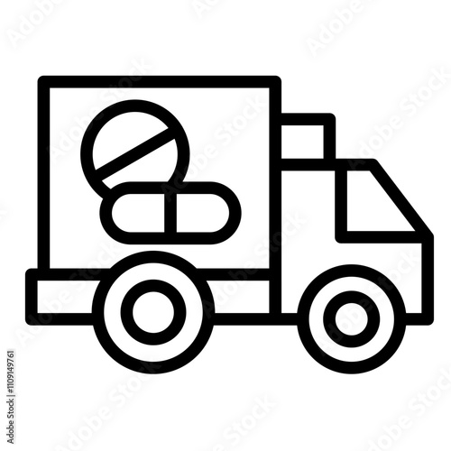 Drug Delivery Icon