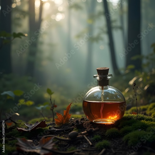 Enchanting Alchemy: Crafting Aromatic Elixirs in the Untamed Forest photo