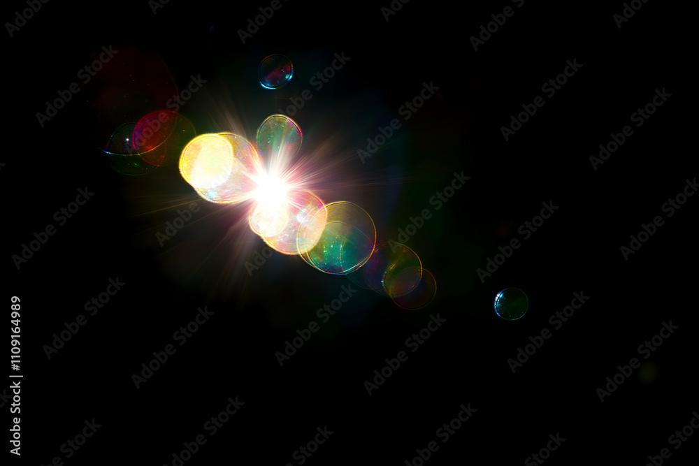 Rainbow Bubbles Abstract Background Image Rainbow Bubbles Abstract Background Image