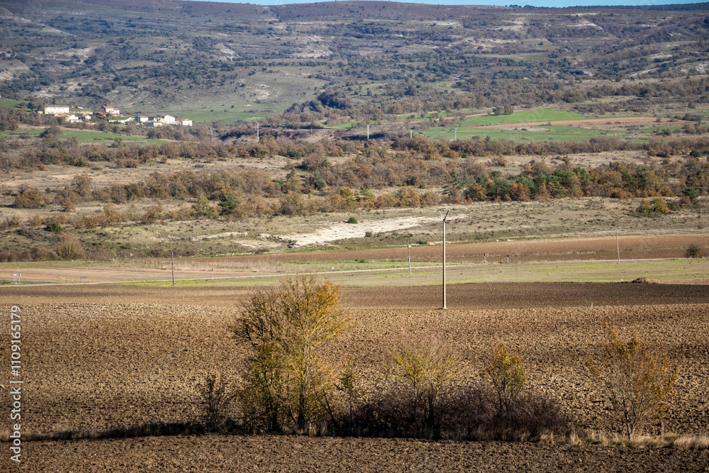 Fototapeta premium Valle de Losa (Burgos)