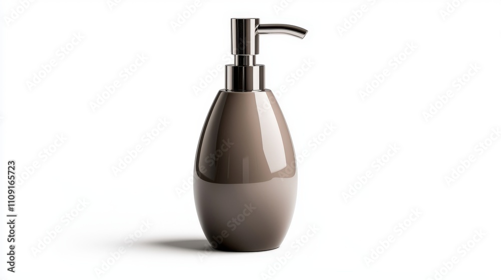 Obraz premium 3D Modern Brown Ceramic Soap Dispenser